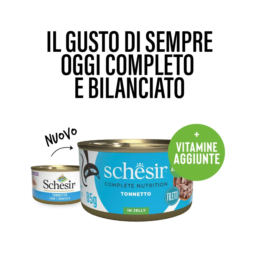 SCHESIR GATO Atún en gelatina 12x85gr