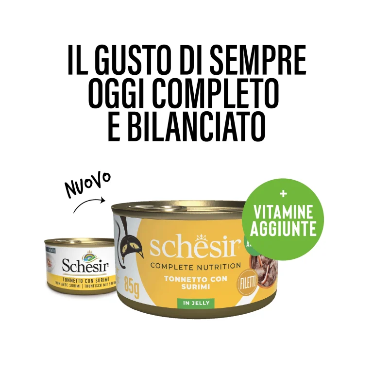 SCHESIR GATO Atún con surimi en gelatina 12x85gr - Imagen 2