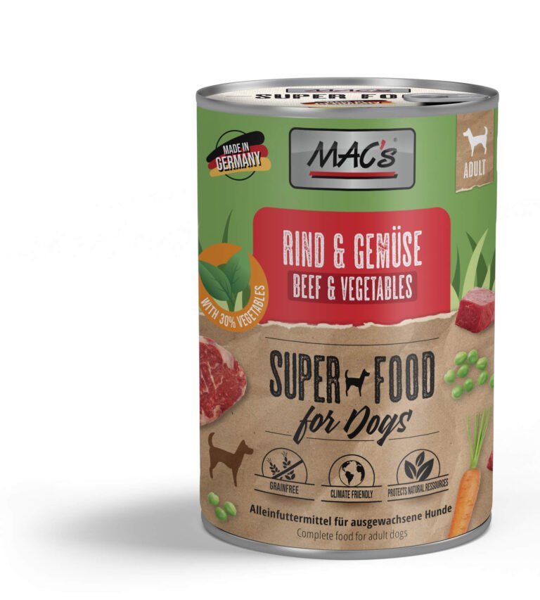 MAC's DOG Ternera y Verduras 6x400Gr