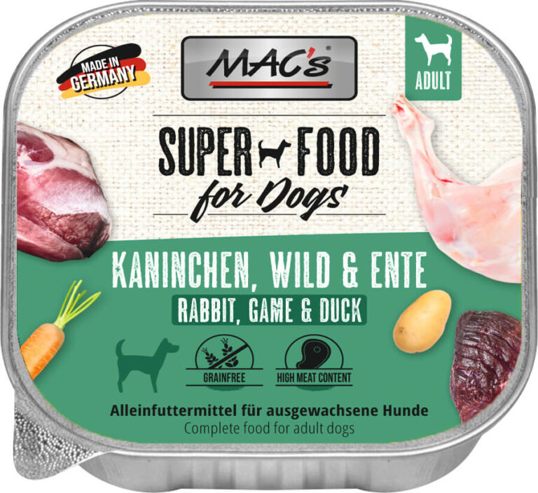 MAC's Dog Conejo, venado y pato 10x150Gr
