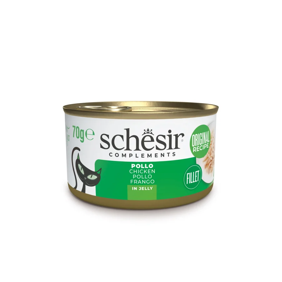 SCHESIR GATO Pollo en gelatina 12x70gr