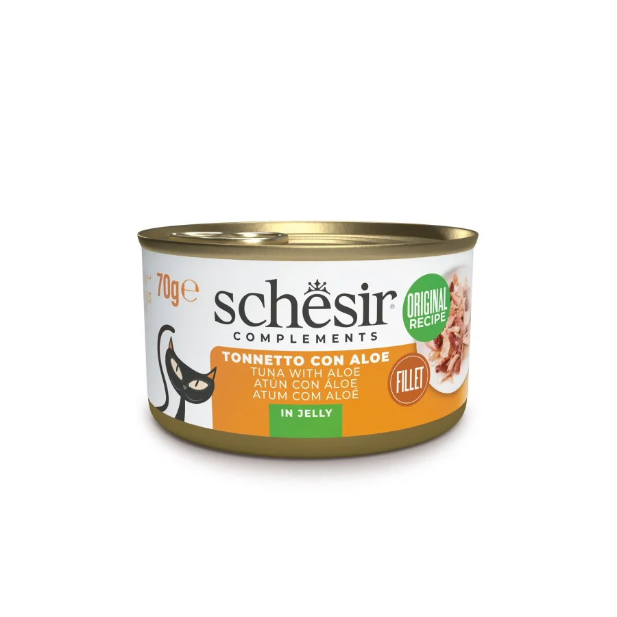 SCHESIR GATO Atún con aloe en gelatina 12x70gr