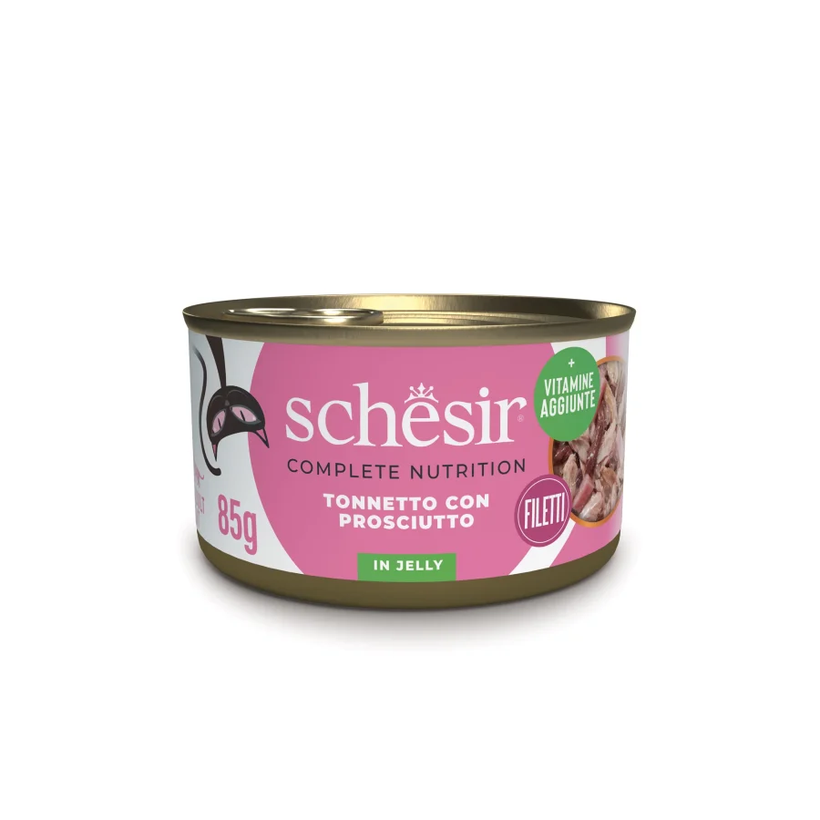 SCHESIR GATO Atún con jamón en gelatina 12x85gr