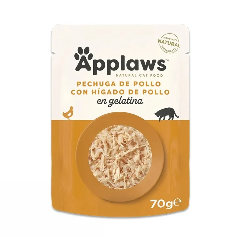 APPLAWS CAT SOBRE HIGADO Y POLLO EN GELATINA 16X70GR