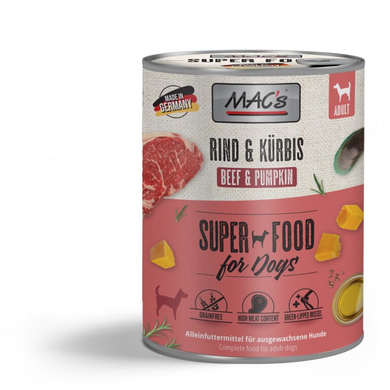 MAC's Dog Ternera y Calabaza 6x800Gr