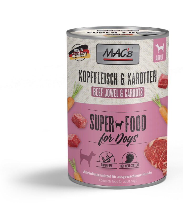 MAC's Dog Carrillada y Zanahorias 6x400Gr