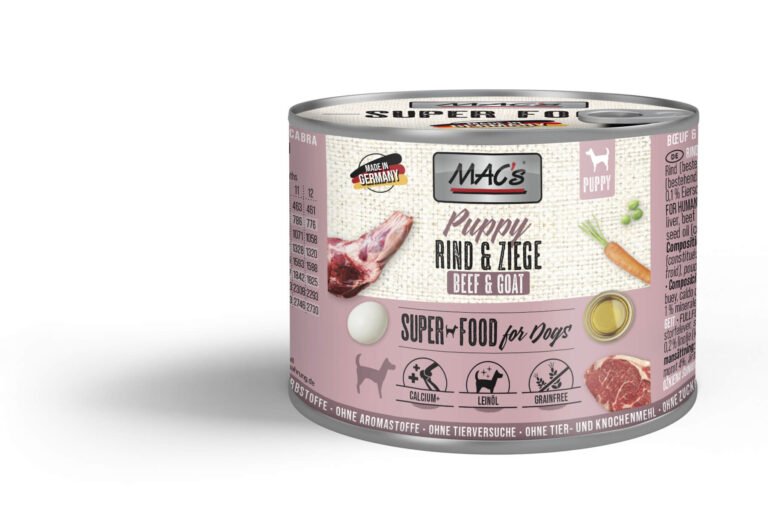 MAC's DOG Puppy Ternera y Cabra 6x200Gr