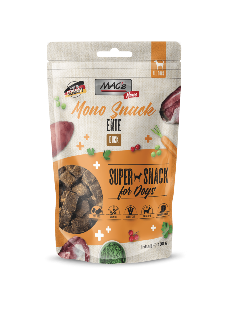 MACs Dog Mono Snack Pato 9x100Gr