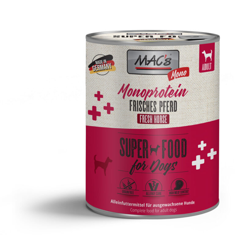 MAC's Dog Mono Sensitive Caballo 6x800Gr