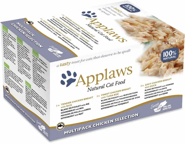 APPLAWS CAT TARRINA MULTIPACK SELECCION POLLO 8X60