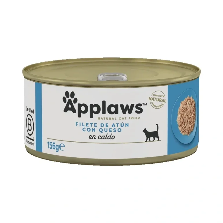 APPLAWS CAT LATA ATUN CON QUESO 24X156GR