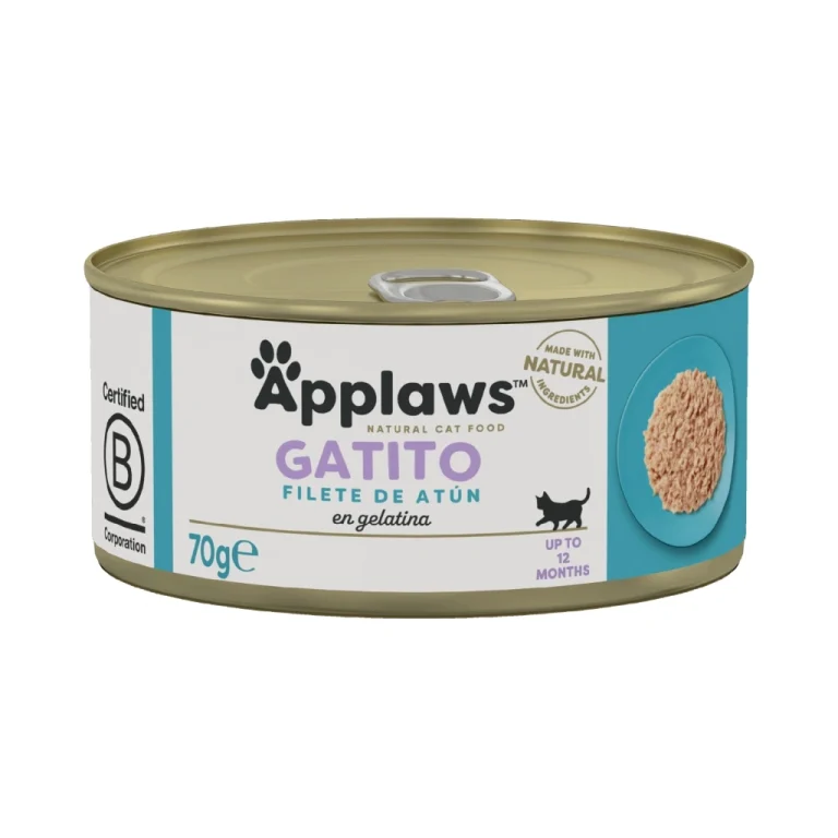 APPLAWS CAT LATA KITTEN ATUN 24X70GR