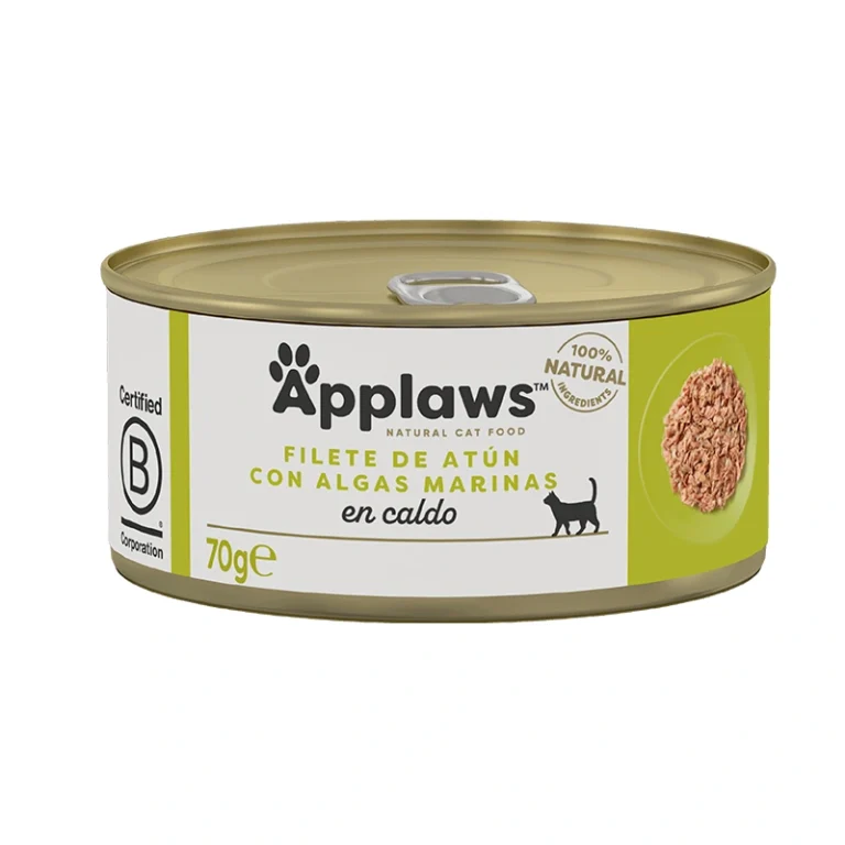 APPLAWS CAT LATA ATUN CON ALGAS 24X70GR