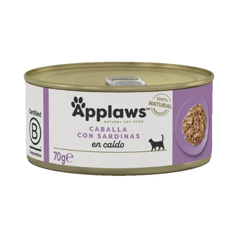 APPLAWS CAT LATA CABALLA Y SARDINA 24X70GR