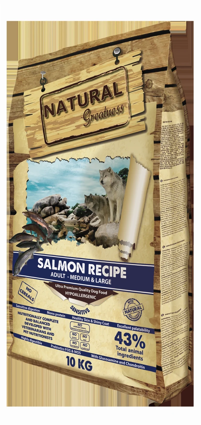 Natural Greatness Receta de Salmón Sensitive Ultrapremium Adulto10 kg
