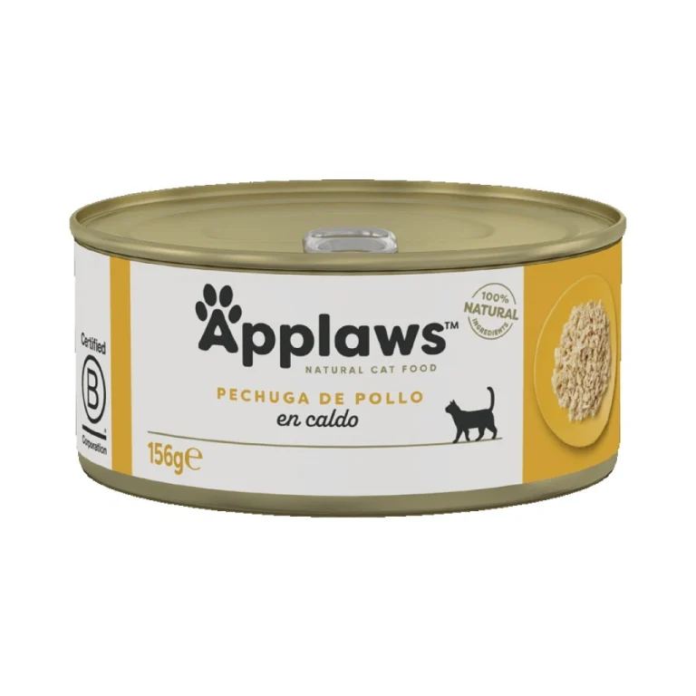 APPLAWS CAT LATA PECHUGA POLLO 24X156GR