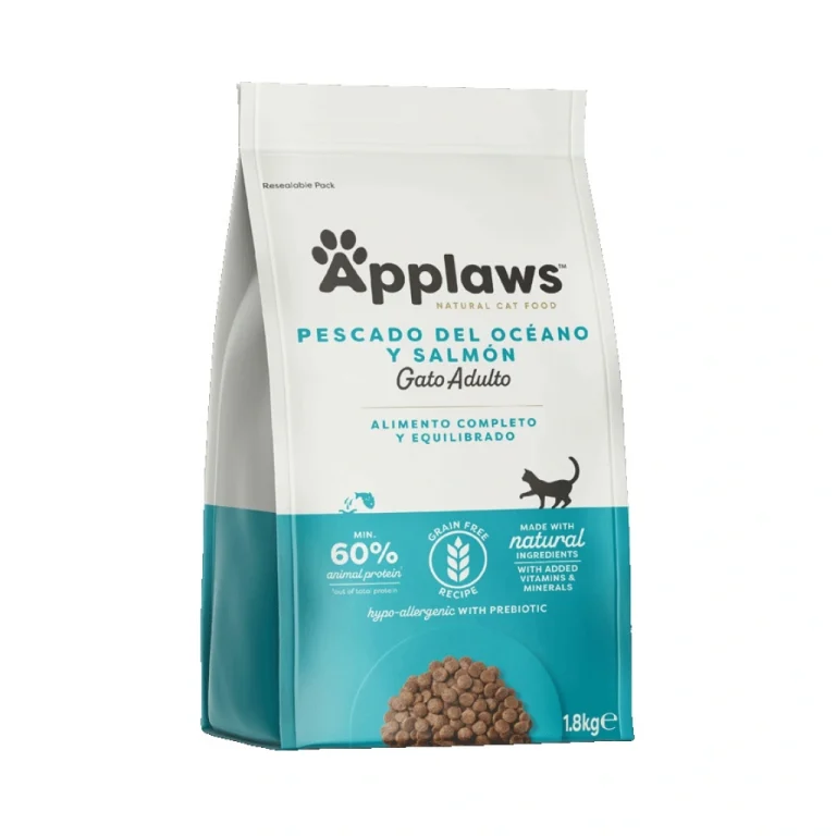 APPLAWS CAT DRY ADULTO PESCADO Y SALMON 1,8KG