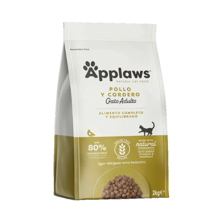 APPLAWS CAT DRY POLLO Y CORDERO 400GR
