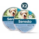2x Seresto Collar antiparasitario Perros  38cm < 8kg Pack de 2