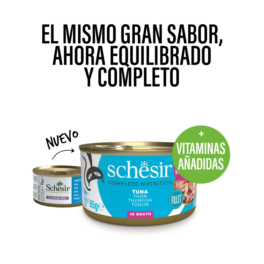 SCHESIR GATO Atún al natural 12x85gr