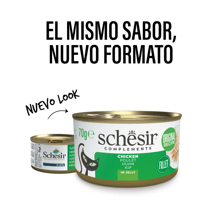 SCHESIR GATO Pollo en gelatina 12x70gr - Imagen 2