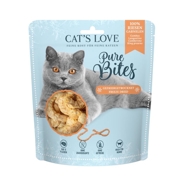 CAT'S LOVE SNACK LIOFILIZADO SALMÓN PACK 3x25G