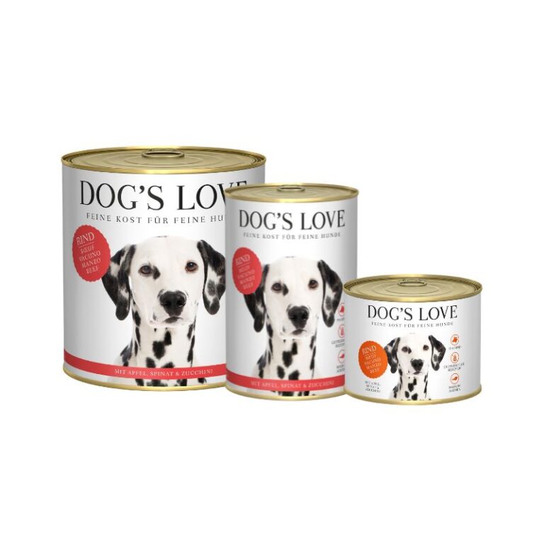DOG'S LOVE ALIMENTO HÚMEDO VACUNO 6X400