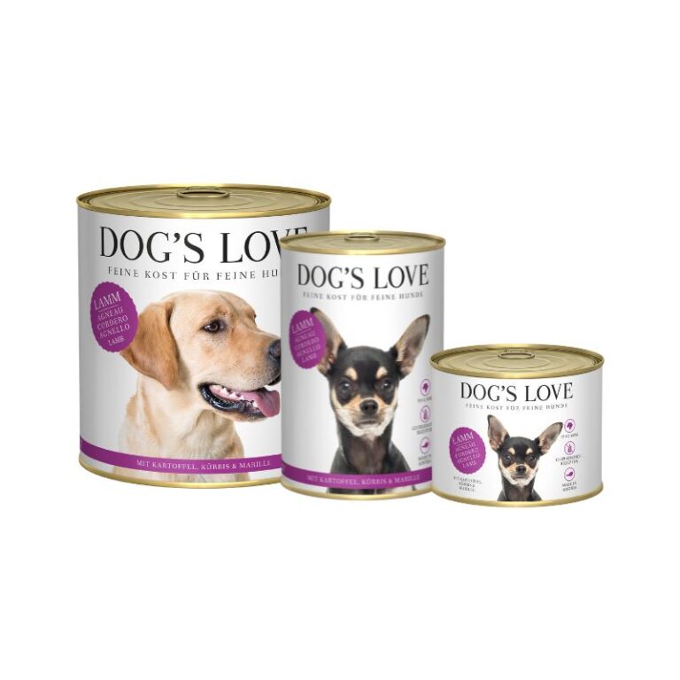 DOG'S LOVE ALIMENTO HÚMEDO CORDERO 6X200