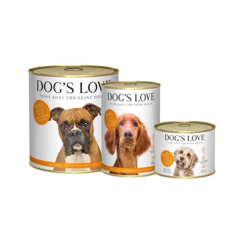 DOG'S LOVE ALIMENTO HÚMEDO PAVO  6X400