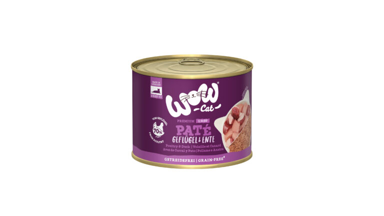 WOW CAT AVES DE CORRAL Y PATO GATO SENIOR 6x200GR