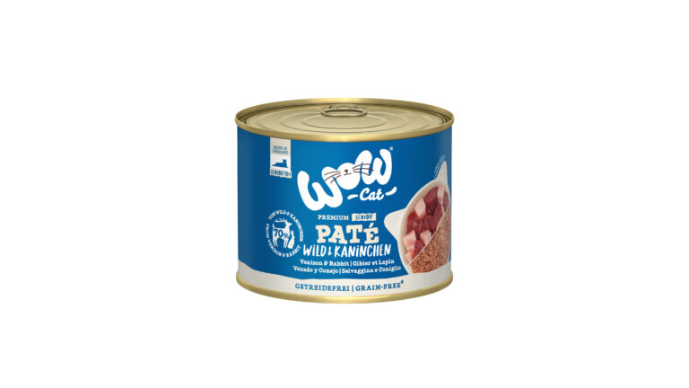 WOW CAT VENADO Y CONEJO GATO SENIOR 6x200GR