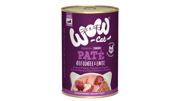 WOW CAT AVES DE CORRAL Y PATO GATO SENIOR 6x400GR