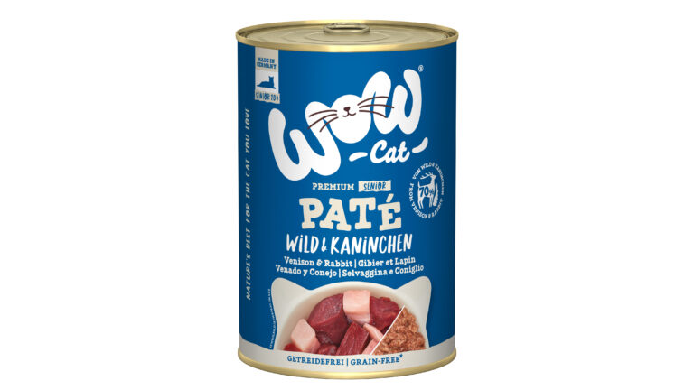 WOW CAT VENADO Y CONEJO GATO SENIOR 6x400GR