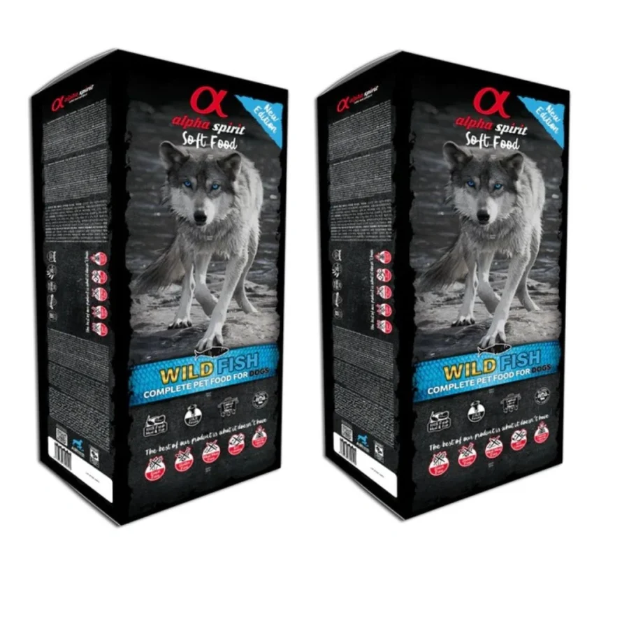 ALPHA SPIRIT CANINE ADULT PESCADO SEMIHUMEDO 2X9KG