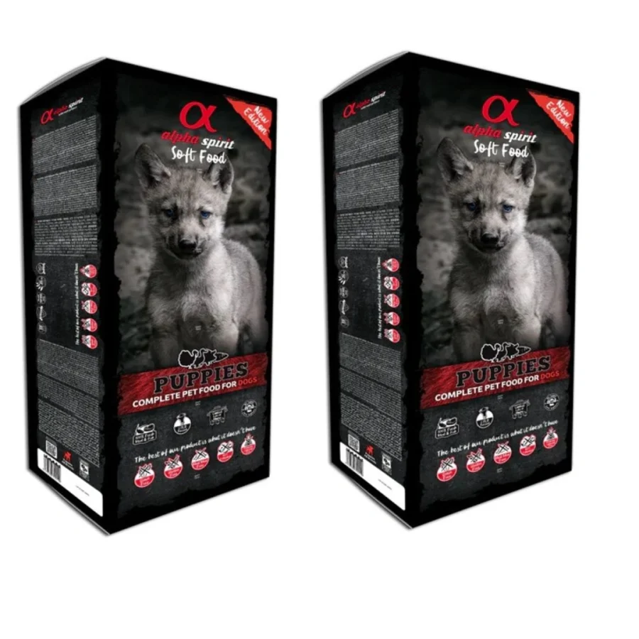 ALPHA SPIRIT CANINE PUPPY SEMIHUMEDO CAJA 2X9KG