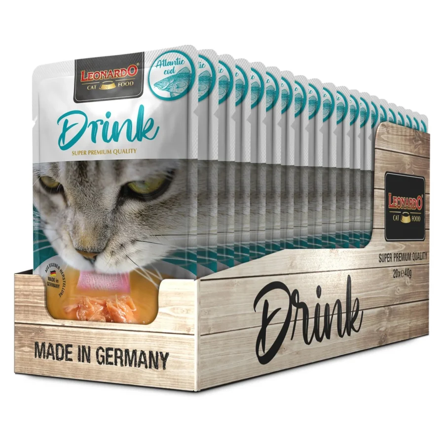 Leonardo Drink Atlantic Cod (Pollo y Bacalao) 20x40Gr
