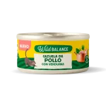 WILD BALANCE GATO RECETAS DEL CHEF CAZUELA DE POLLO 80GR