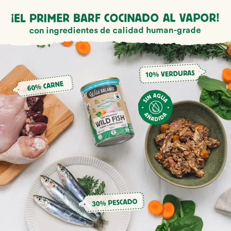 WILD BALANCE PERRO BARF PESCADO 400GR - Imagen 3