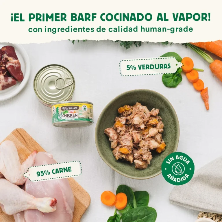 WILD BALANCE GATO BARF POLLO 120GR - Imagen 3