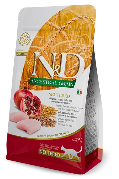 FARMINA ND GATO ANCESTRAL NEUTERED POLLO 1,5KG