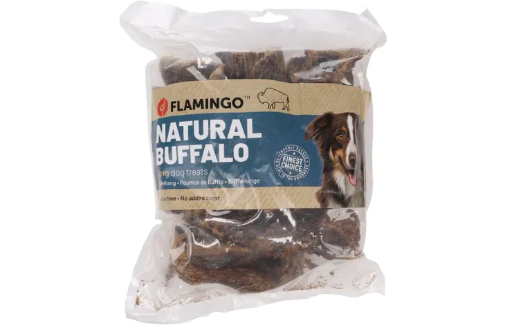 Flamingo Snack Perro Pulmón de búfalo 5x200Gr