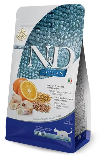 FARMINA ND GATO OCEAN LOW GRAIN BACALAO 1,5KG