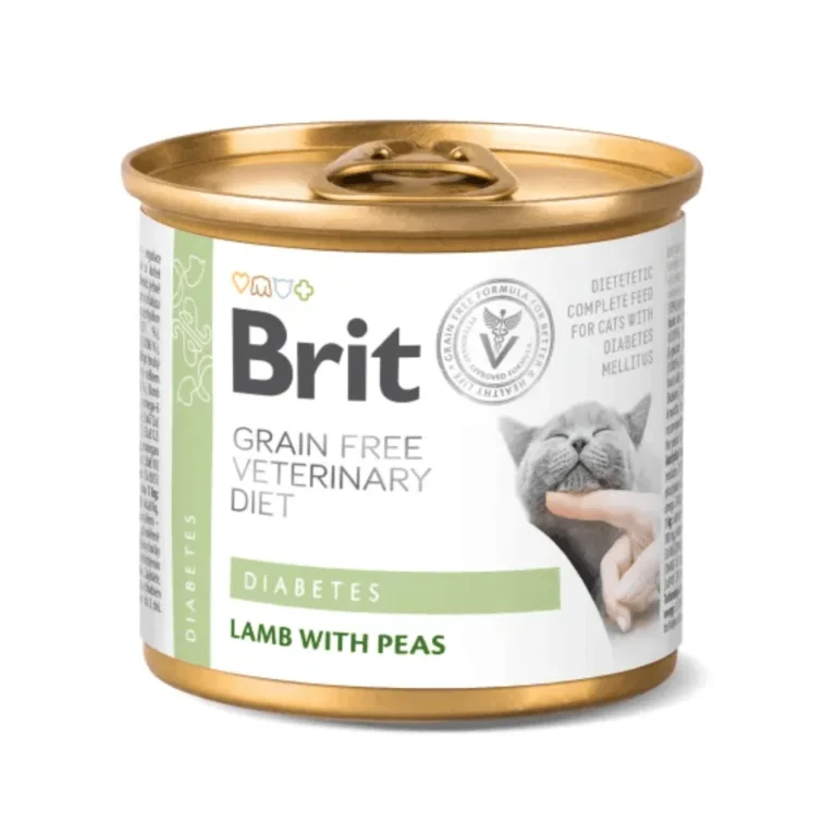 BRIT COMIDA HUMEDA GF DIETA GATO DIABETES 6X200 GR